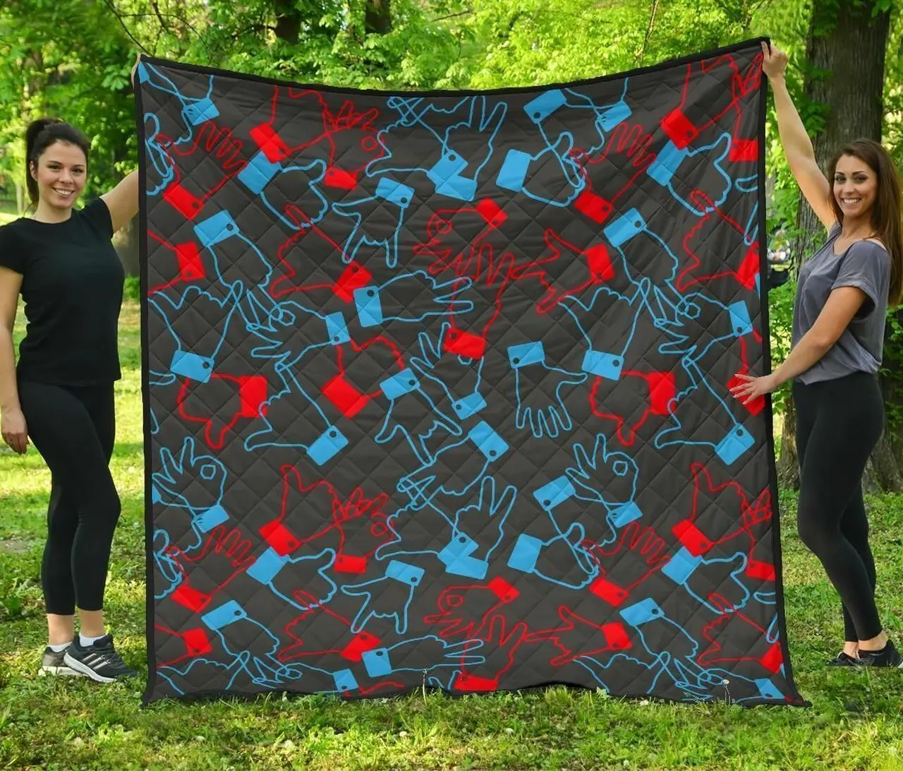 Sign Language Quilt Tdhhl and Home Decor