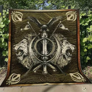 Sikhism Blanket Th1507 Quilt and Home Decor