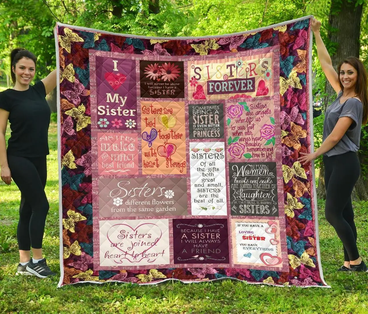 Sisters Forever Quilt Quilt and Home Decor