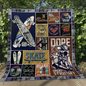 Skateboarding Tn220511 Quilt Blanket and Home Decor