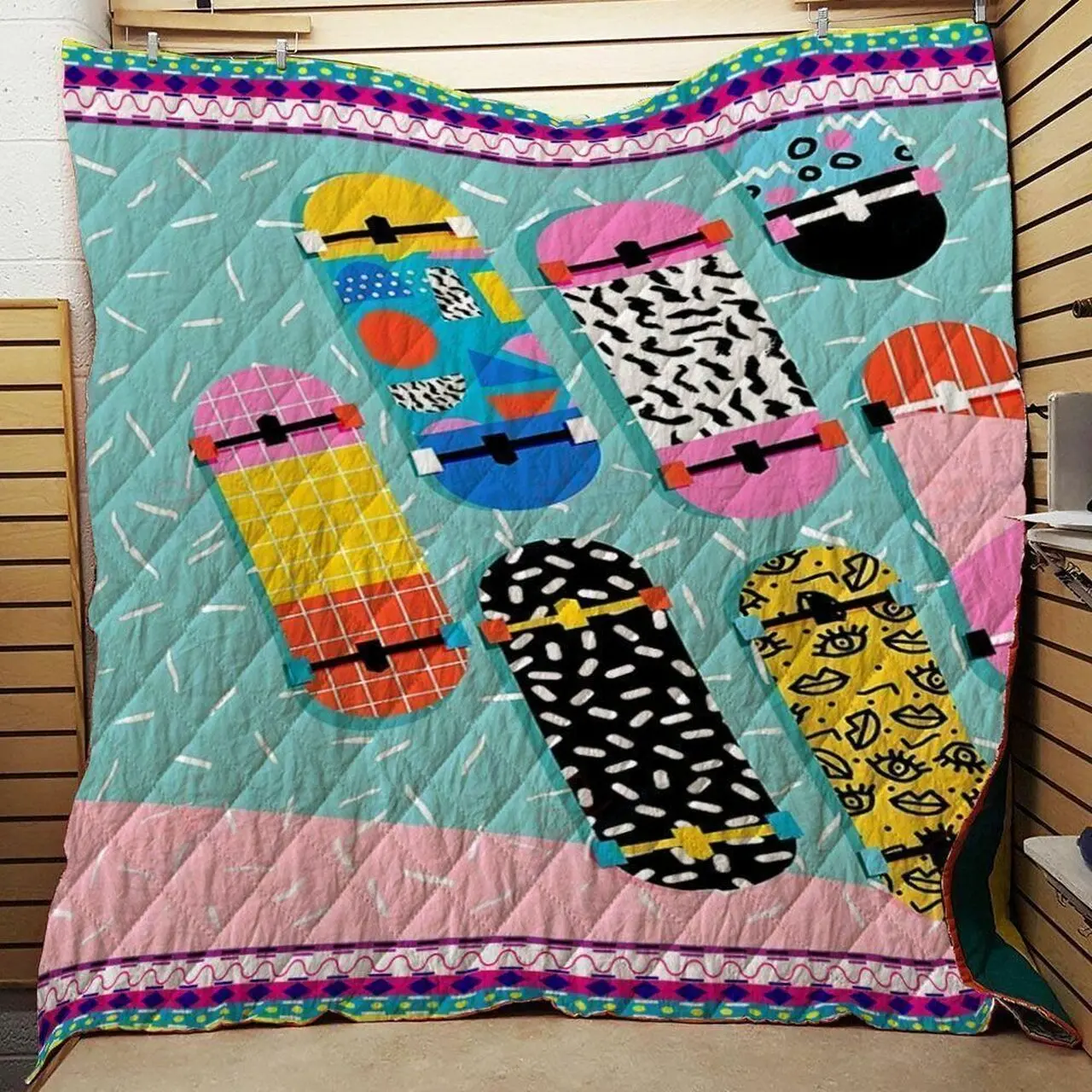 Skateboards DT2909701CL Quilt Blanket and Home Decor