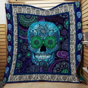Skull Cla040725 Quilt Blanket and Home Decor