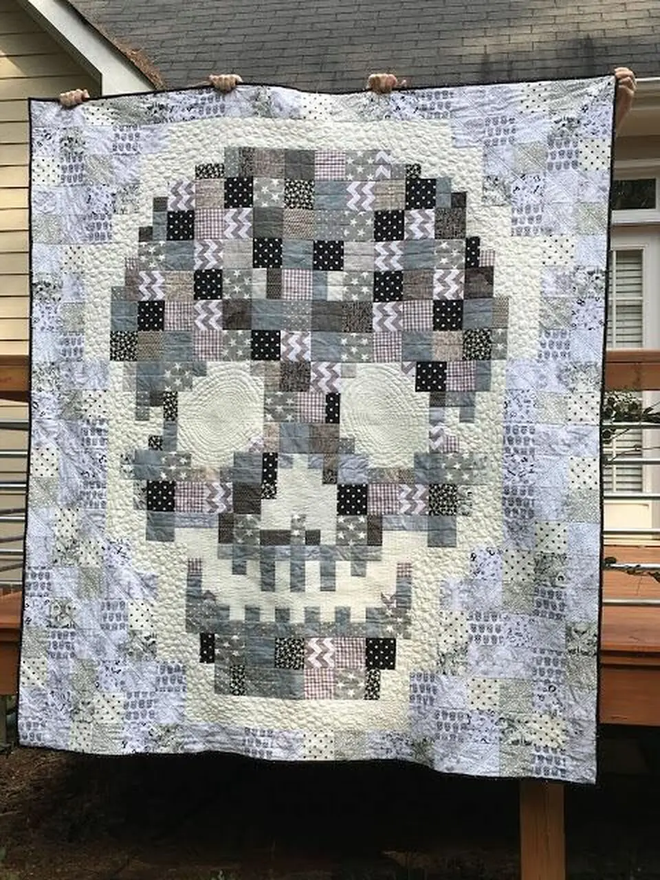Skull Hur Quilt qq and Home Decor