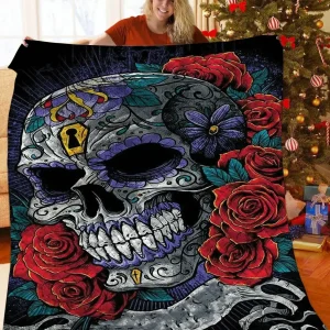 Skull JFJ12743 3D Customized Quilt 2707 and Home Decor
