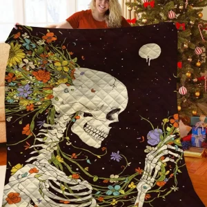 Skull JFJ12769 3D Customized Quilt 2707 and Home Decor