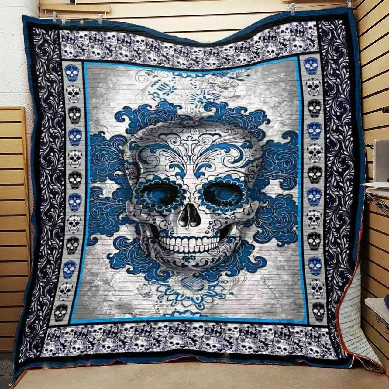 Skull JFJ12797 3D Customized Quilt 2707 and Home Decor
