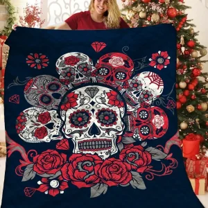 Skull JFJ12803 3D Customized Quilt 2707 and Home Decor