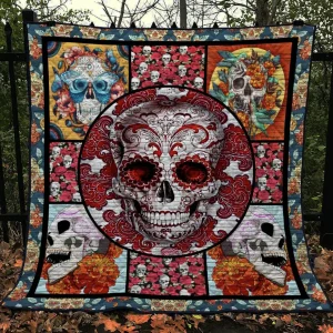 Skull Na 3D Personalized Customized Quilt Blanket 710 and Home Decor