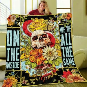 Skull On The Inside JW19 TB160996 3D Customized Quilt and Home Decor