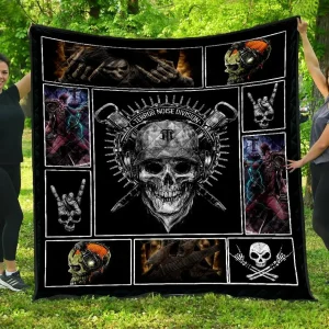 Skull Quilt 02161 Quilt and Home Decor