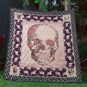 Skull Quilt Blanket Ver 67 Quilt and Home Decor