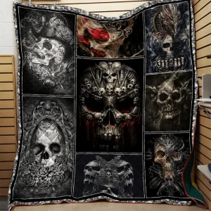 Skull Quilt Brd and Home Decor