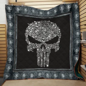 Skull Quilt Cxv and Home Decor