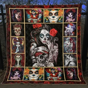 Skull Ye 3D Personalized Customized Quilt Blanket 786 and Home Decor