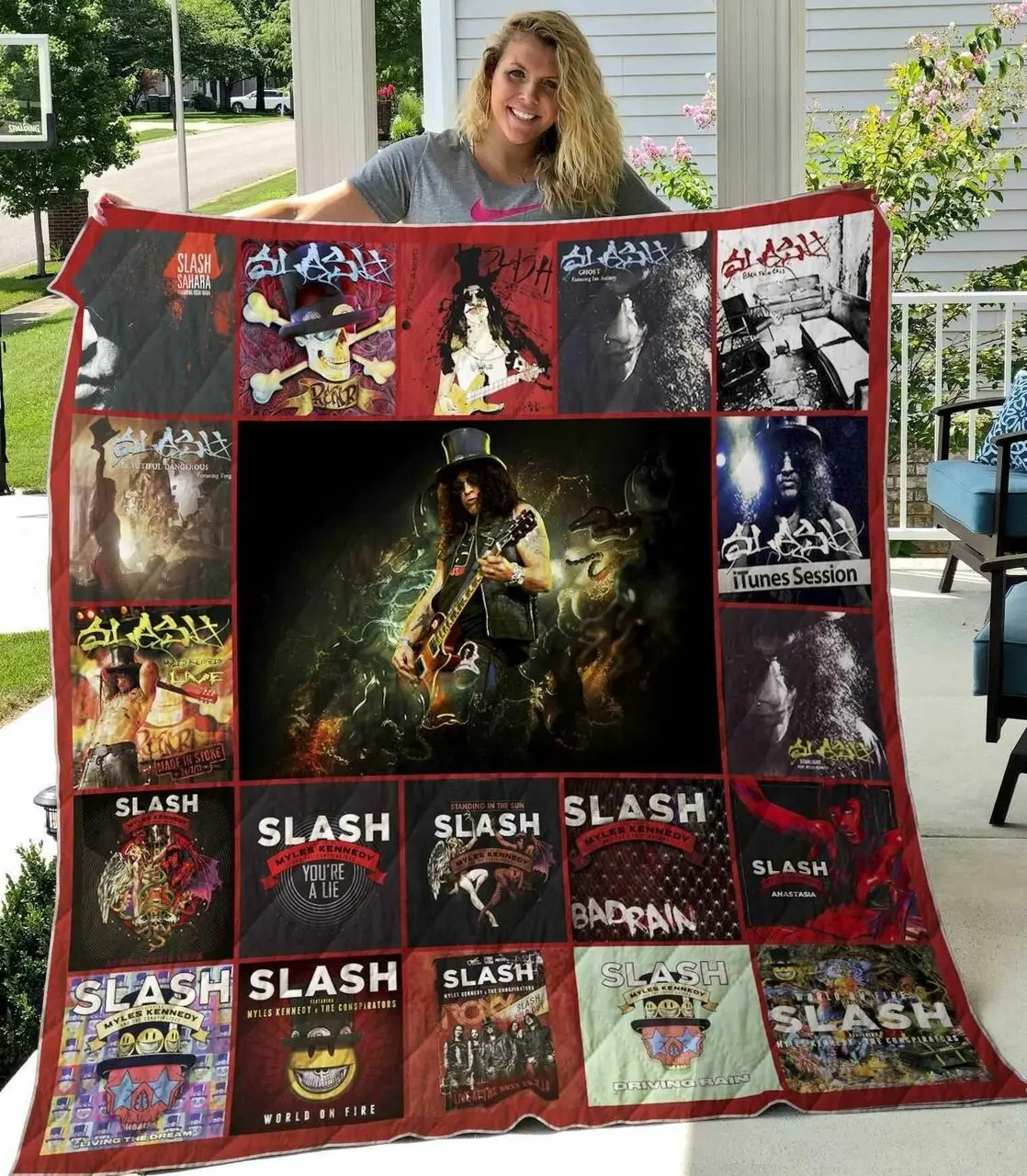 Slash Blanket Th1607 Quilt and Home Decor