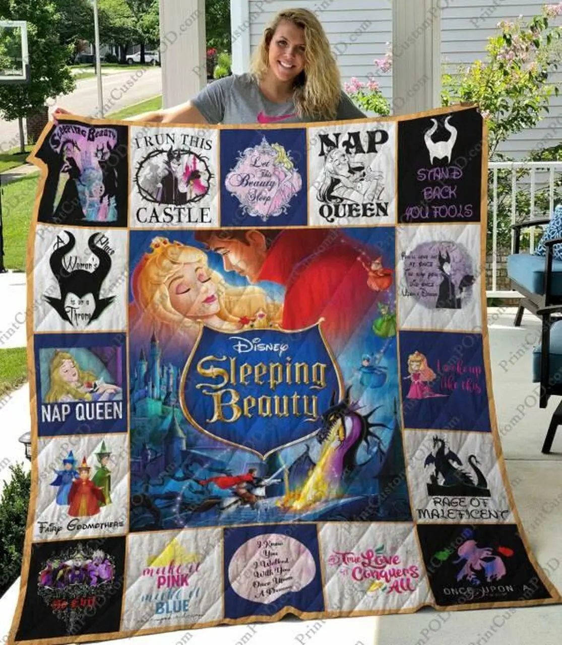 Sleeping Beauty Quilt Blanket Limited Quilt Blanket and Home Decor