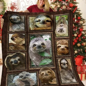 Sloth JFJ12866 3D Customized Quilt 2707 and Home Decor