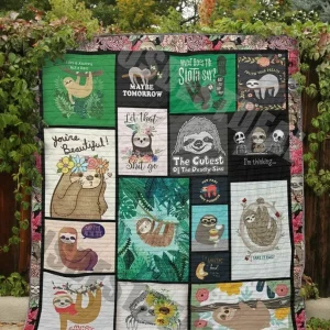 Sloth Quilt Blanket Dhc13122732Vt and Home Decor