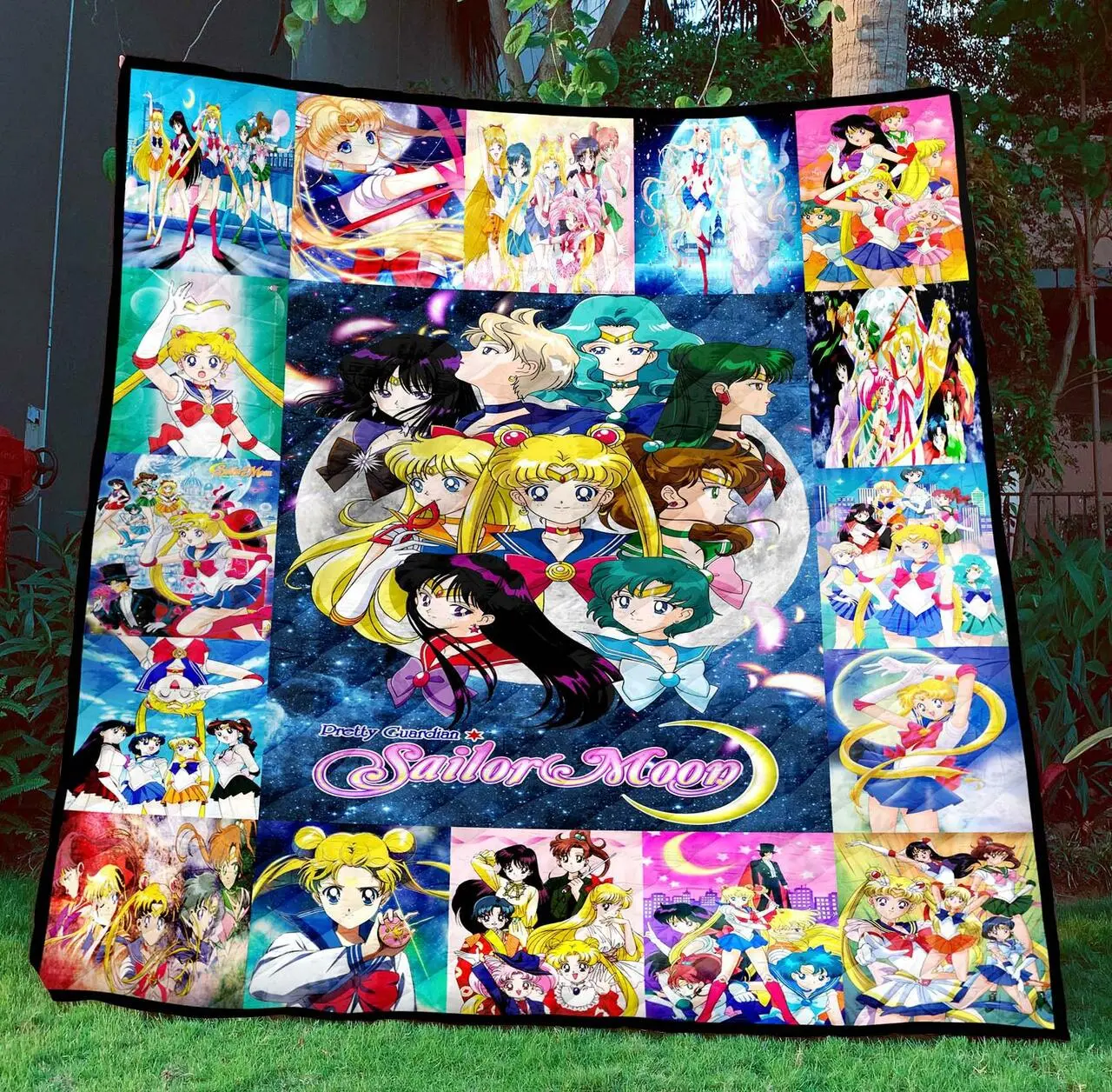 Slrm Tml310719 Sailor Moon Quilt Blanket Quilt and Home Decor
