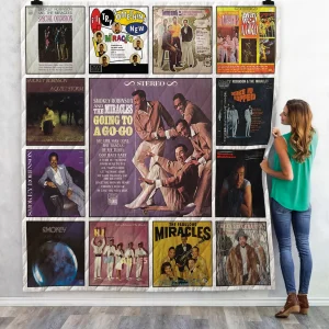 Smokey Robinson Quilt Blanket 02 and Home Decor