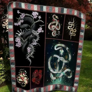 Snake Bs0604 8 Quilt Blanket Quilt and Home Decor