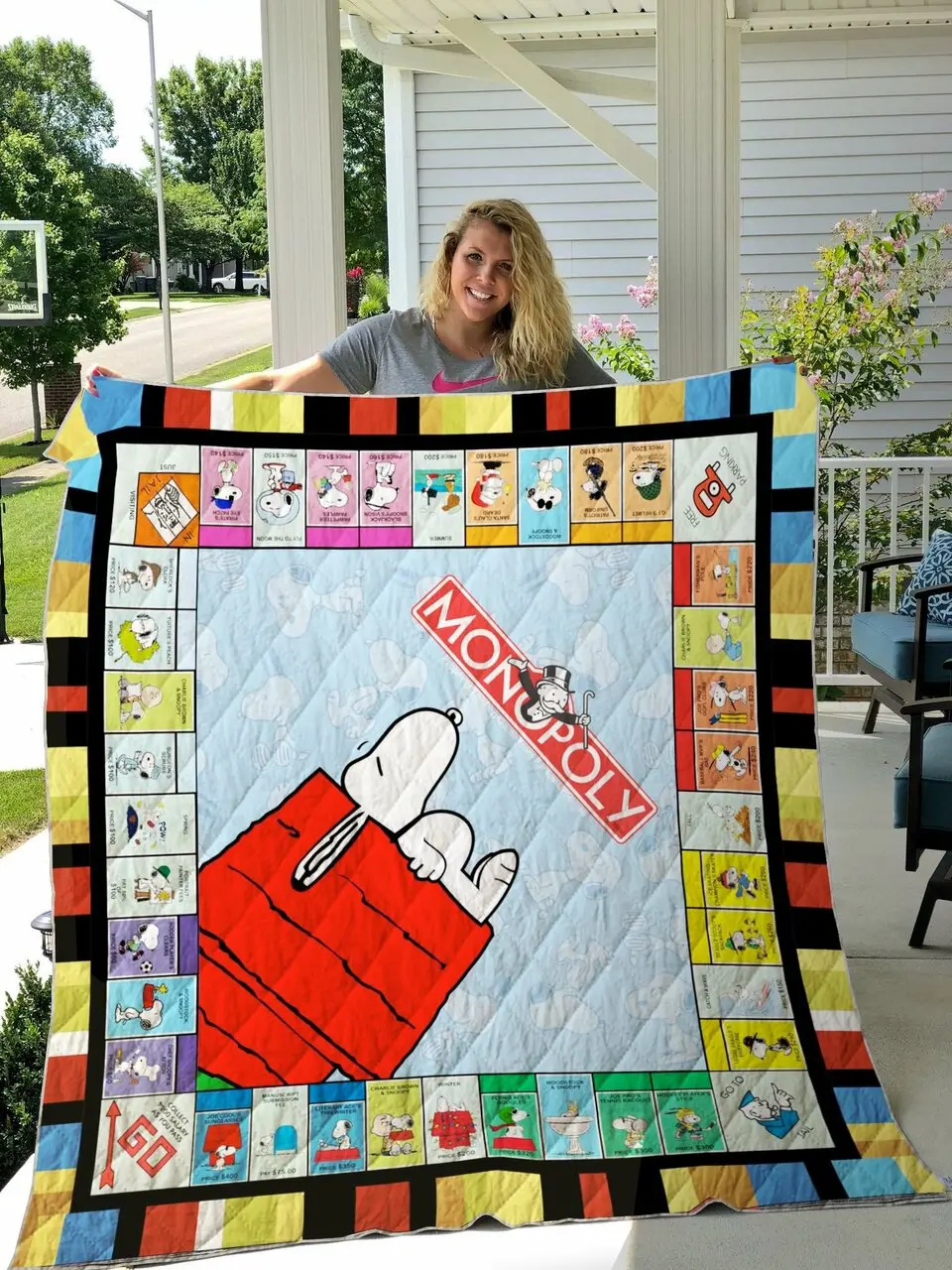 Snoopy 2 Quilt Blanket and Home Decor