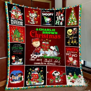 Snoopy 50Th Aniversary Quilt Cc and Home Decor