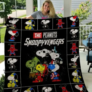 Snoopy Avengers Quilt Quilt and Home Decor