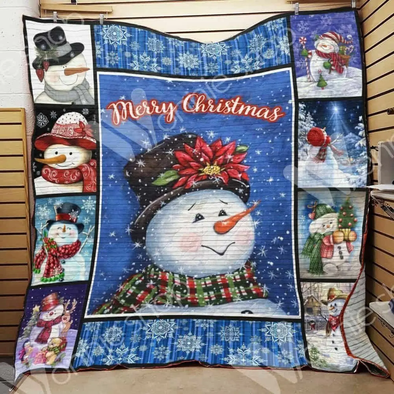 Snowman Hur Quilt Cysicf and Home Decor