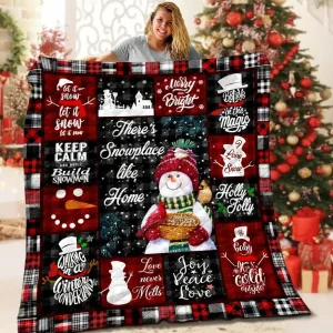 Snowman Lml1910107Dt Quilt Blanket and Home Decor