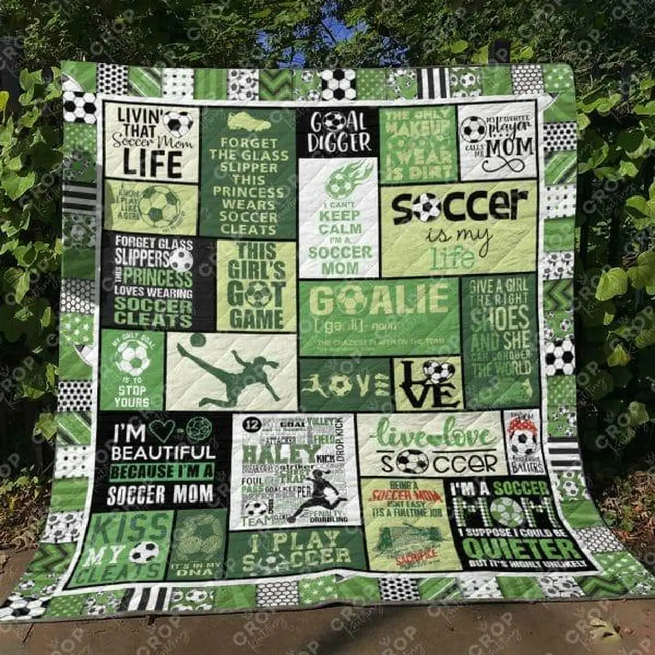 Soccer Quilt Blanket Ver 3 Quilt and Home Decor