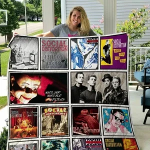 Social Distortion 3D Personalized Customized Quilt Blanket 30 and Home Decor