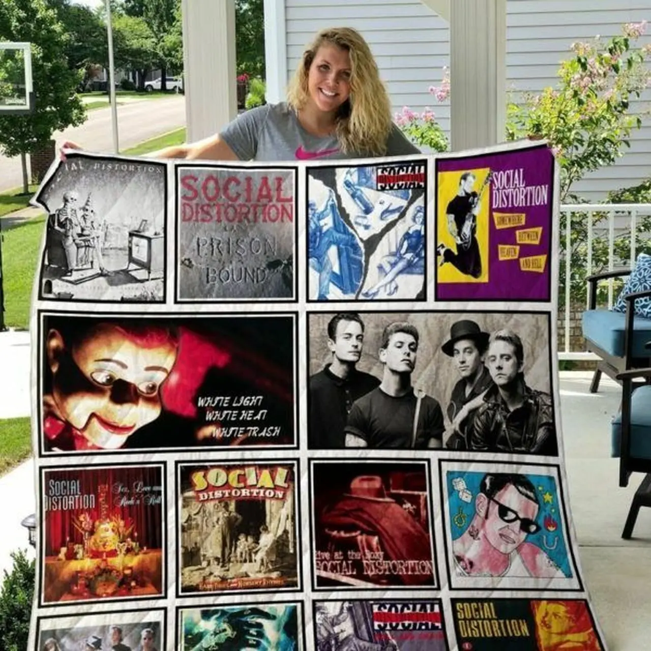 Social Distortion 3D Personalized Customized Quilt Blanket 30 and Home Decor