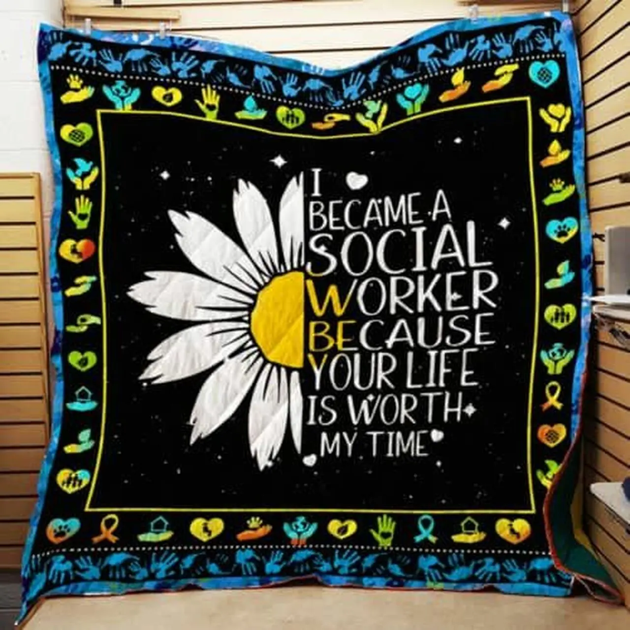 Social Worker Cl22100478Mdq Quilt Blanket and Home Decor