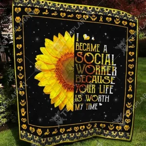Social Worker Quilt Ezr and Home Decor