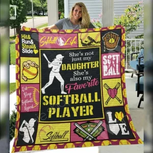 Softball E Quilt Derqeg and Home Decor