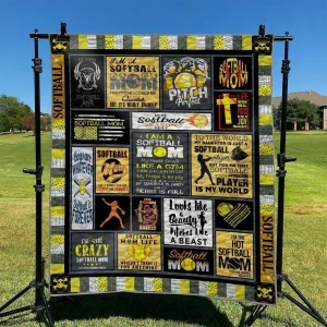 Softball Hur Quilt jq and Home Decor