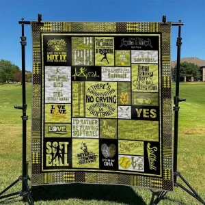Softball Hur Quilt qq and Home Decor