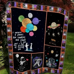 Solar System Bs0304 9 Quilt Blanket Quilt and Home Decor