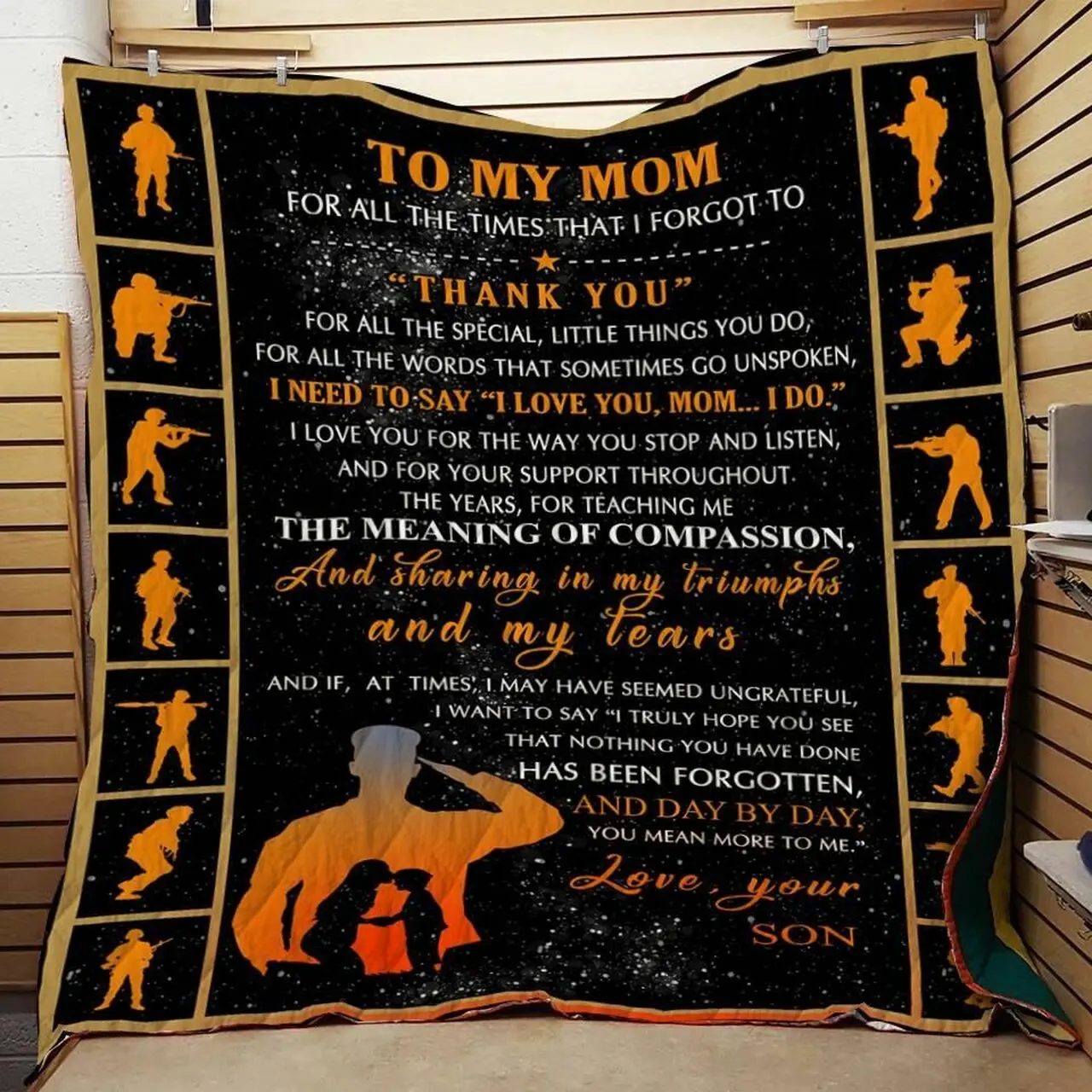 Soldier Cla1010486Q Quilt Blanket and Home Decor