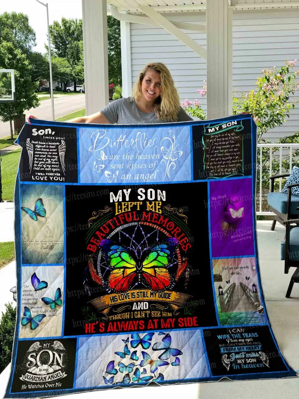 Son Missing Quilt Blanket Dhc1501663Vt and Home Decor