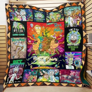 Soul Connection Rick Morty Quilt and Home Decor