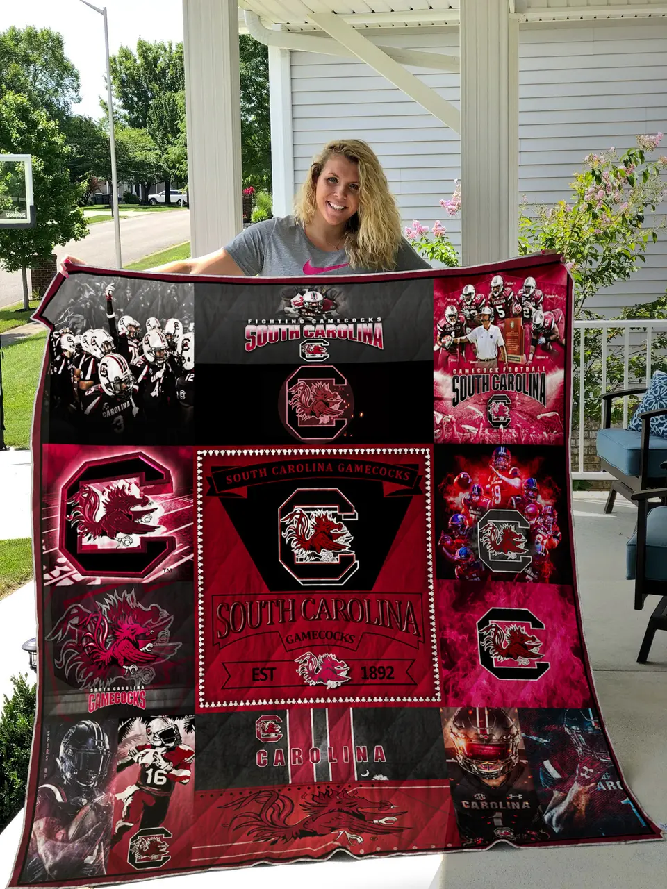 South Carolina Gamecocks Scg Quilt Blanket and Home Decor