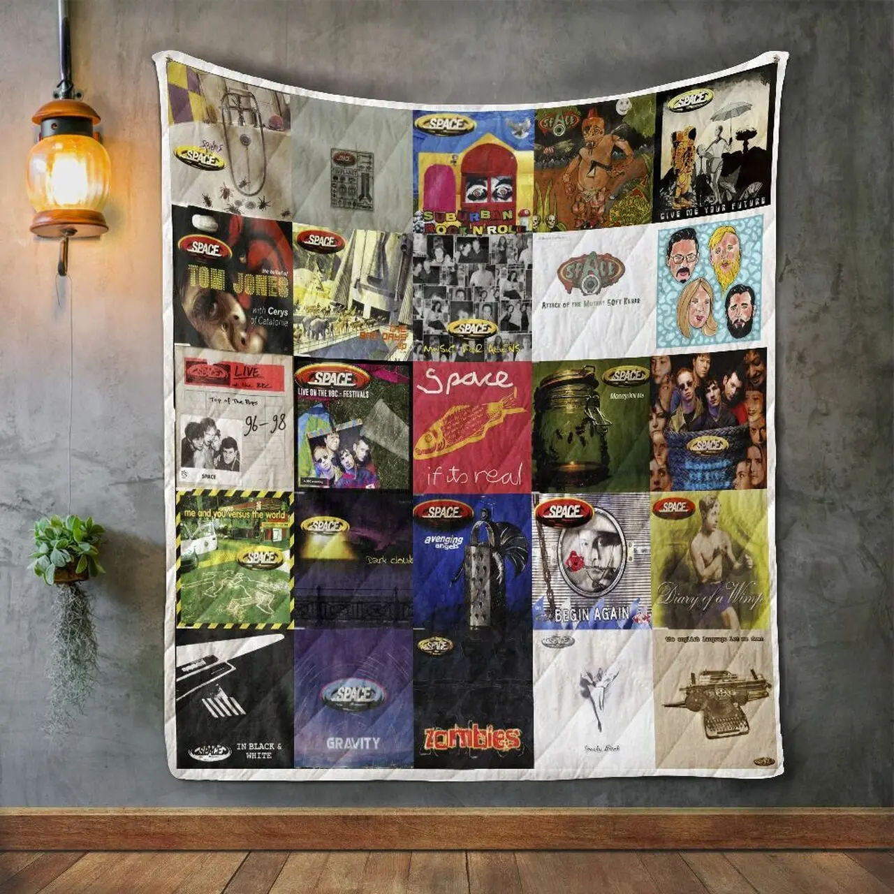 Space Album Covers Quilt Blanket and Home Decor