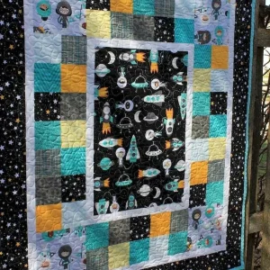 Space Boys Cld290628 Quilt Blanket and Home Decor