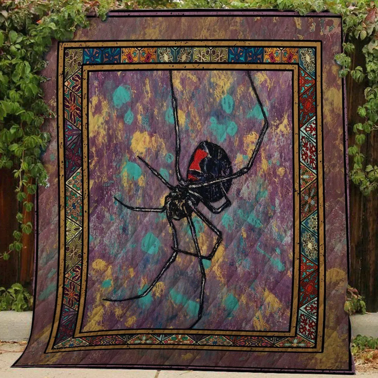 Spider Quilt Blanket and Home Decor