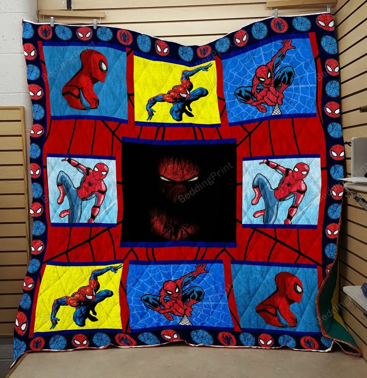 Spiderman Quilt Blanket and Home Decor