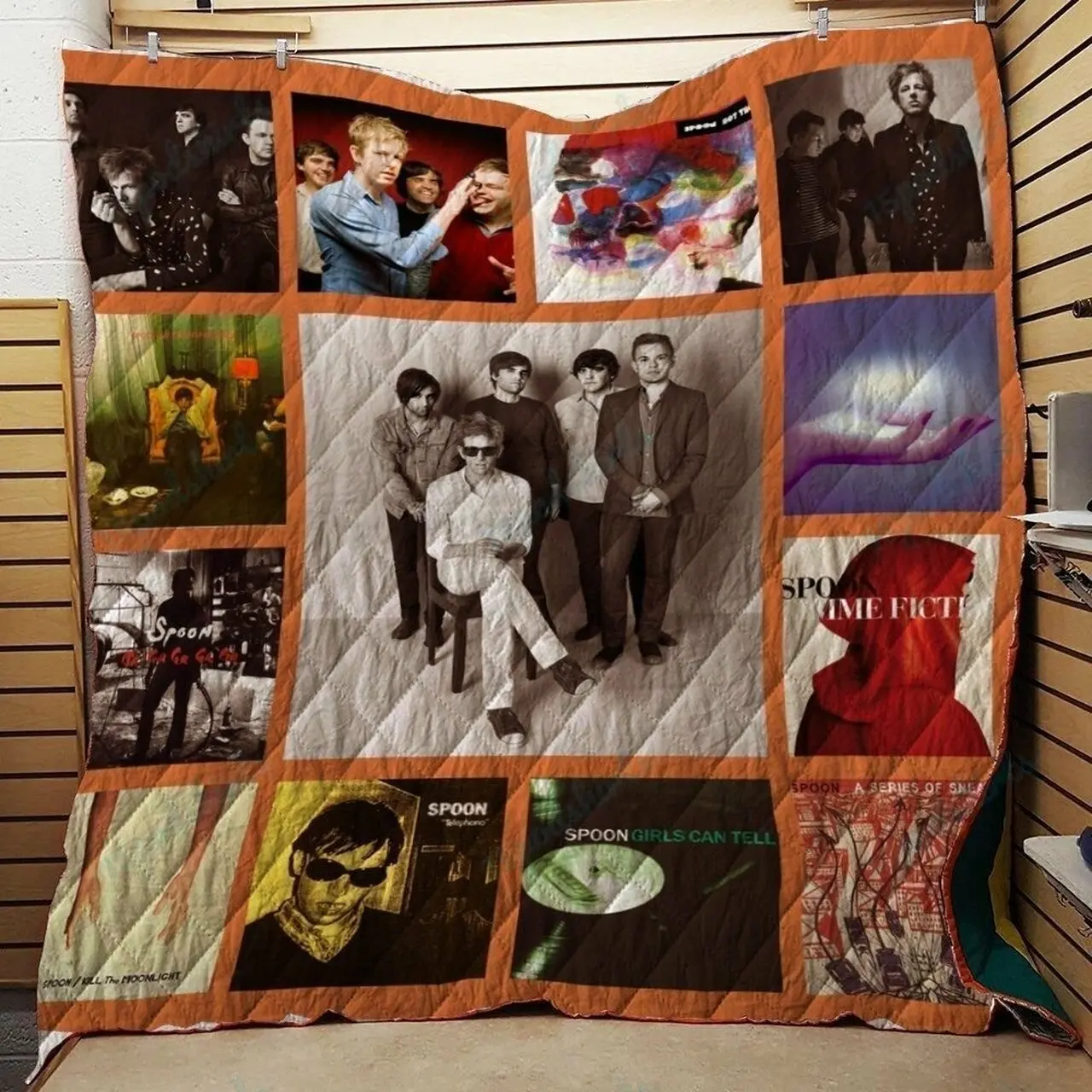 Spoon Studio Albums Quilt Blanket and Home Decor
