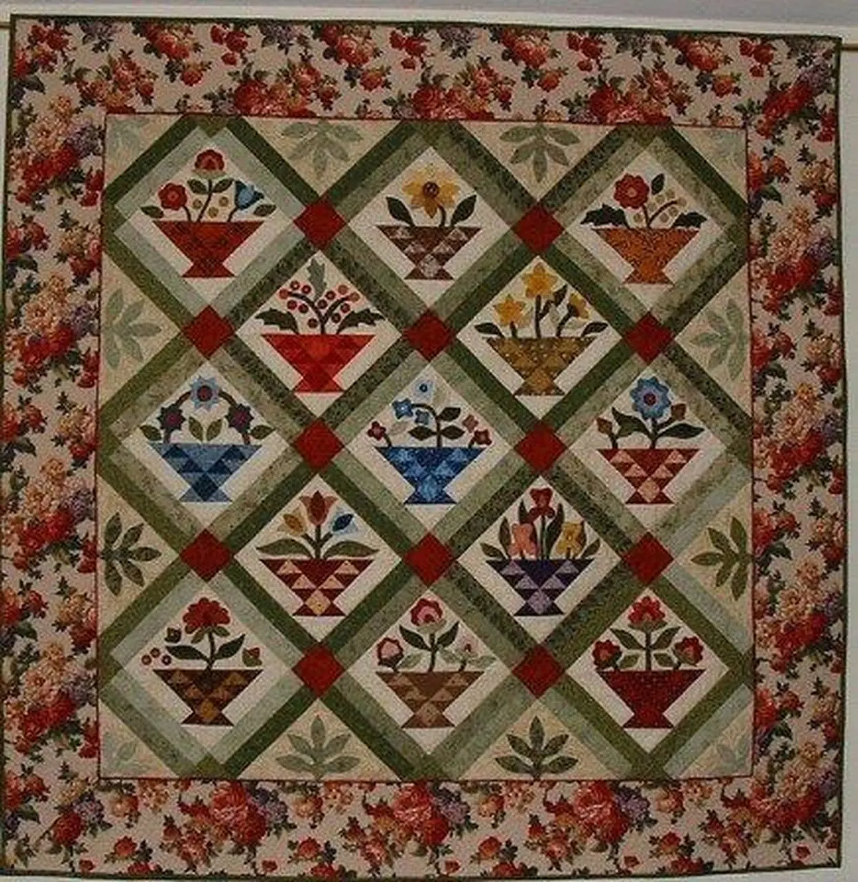 Spring Blooms Cla2110418Q Quilt Blanket and Home Decor