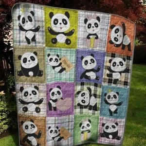 St Panda 060401 Quilt Blanket Quilt and Home Decor